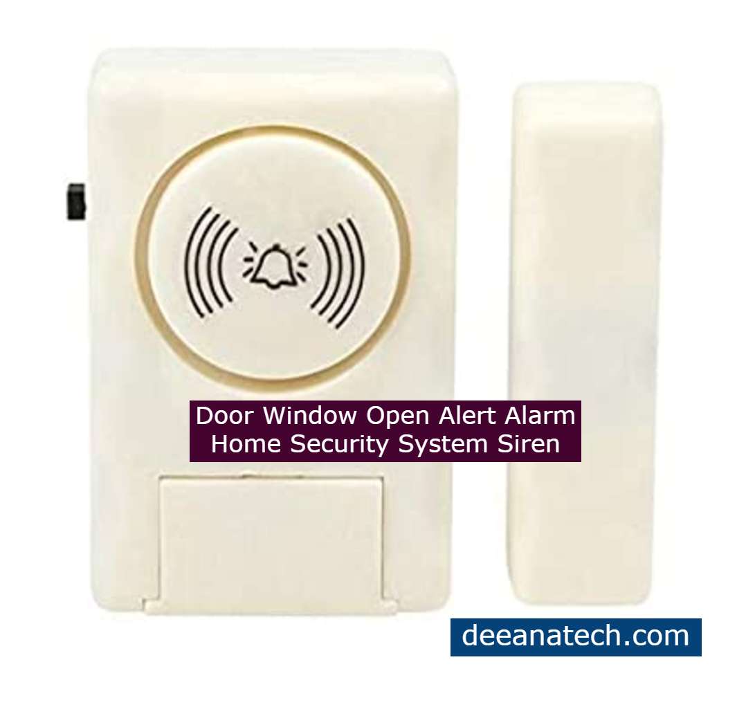 Door Window Open Alert Alarm Home Security System Siren