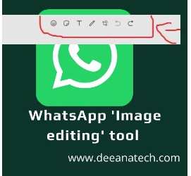 WhatsApp 'Image editing' tool came into the WhatsApp web