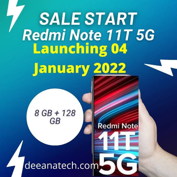 Redmi Note 11T 5G to Launch in India; Feel free to read the Redmi Note 11T 5G features