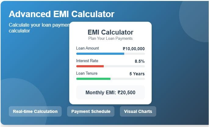 Advanced EMI Calculator